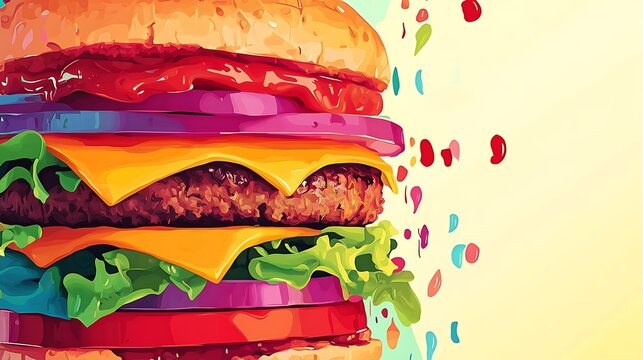 Iconic Dishes Illustration Featuring Global Cuisine and Traditional Recipes