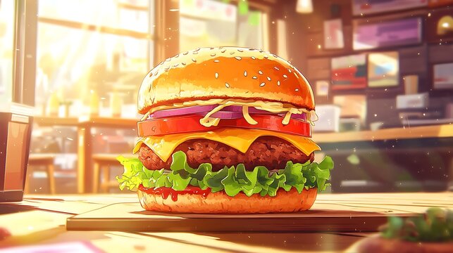 Iconic Dishes Illustration Featuring Global Cuisine and Traditional Recipes