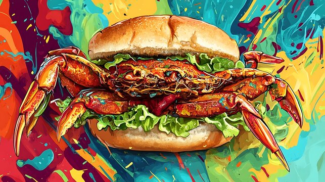 Iconic Dishes Illustration Featuring Global Cuisine and Traditional Recipes