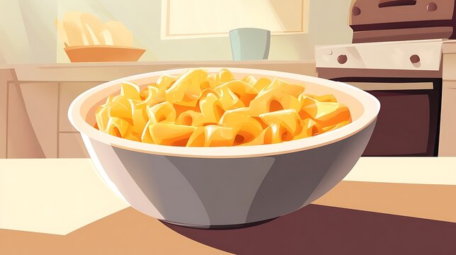 Iconic Dishes Illustration Featuring Global Cuisine and Traditional Recipes