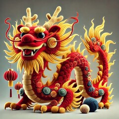 chinese dragon statue