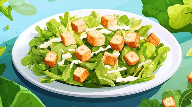 Iconic Dishes Illustration Featuring Global Cuisine and Traditional Recipes
