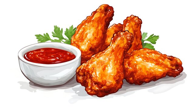Iconic Dishes Illustration Featuring Global Cuisine and Traditional Recipes