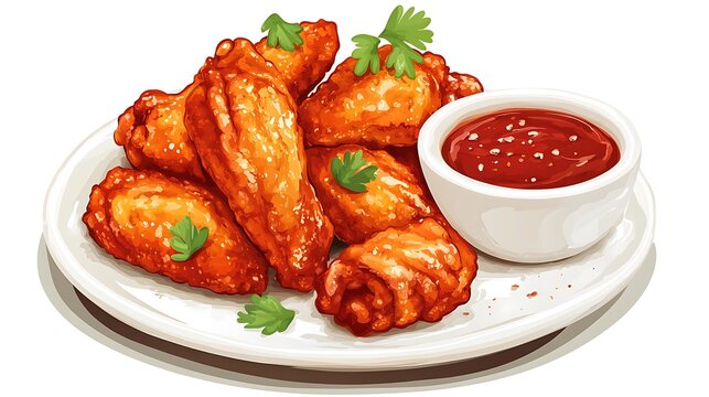 Iconic Dishes Illustration Featuring Global Cuisine and Traditional Recipes