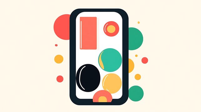 Iconic Dishes Illustration Featuring Global Cuisine and Traditional Recipes