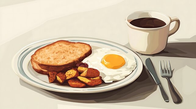 Iconic Dishes Illustration Featuring Global Cuisine and Traditional Recipes