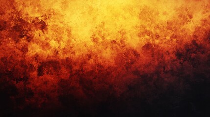Poster - Abstract Fiery Background with Warm Tones and Textured Patterns
