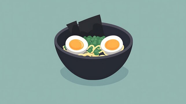 Iconic Dishes Illustration Featuring Global Cuisine and Traditional Recipes