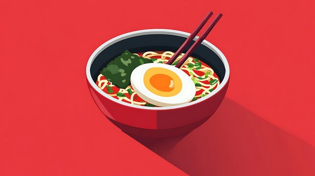 Iconic Dishes Illustration Featuring Global Cuisine and Traditional Recipes