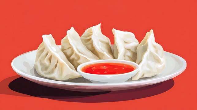 Iconic Dishes Illustration Featuring Global Cuisine and Traditional Recipes