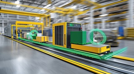 Poster - Automated Warehouse System with Virtual Transport on Conveyor Belt