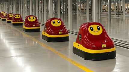 Poster - Friendly Automated Robots in Modern Warehouse Environment