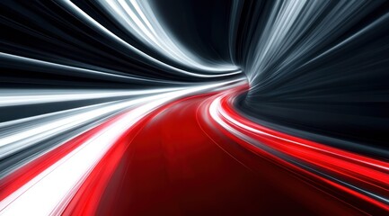 Poster - Abstract speed motion in tunnel.