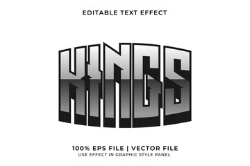 Poster - 3D E-sport Text effect editable vector. Gaming squad logo text effect
