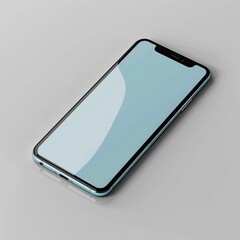 Poster - Premium Quality Image of Smartphone Screen Mockup with Editable Background Color Mockup
