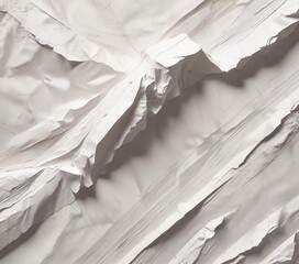 Wall Mural - Distressed paper texture with abstract white creases and folds , paper, recycled, texture