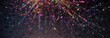 © methinee - Sparkling colorful particles suspended in mid-air , powdery substance, light, weightless