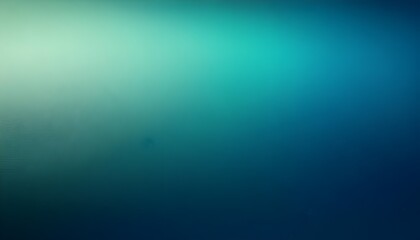 Poster - A grainy gradient background in teal green and blue tones, featuring a soft glowing noise text