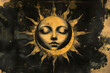 © Concept Photo Studio - Illustration de soleil sur fond de ciel noir