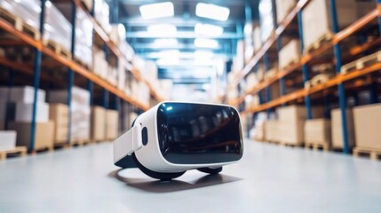Poster - Conceptual VR Technology Enhancing Digital Experience in Warehouse Space
