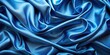 © Nasnunt - Blue silk background with elegant sheen and texture, blue, silk, background, elegant, sheen, texture, fabric, luxury, smooth