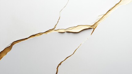 Poster - Cracked surface artwork modern gallery abstract photography minimalism close-up texture exploration