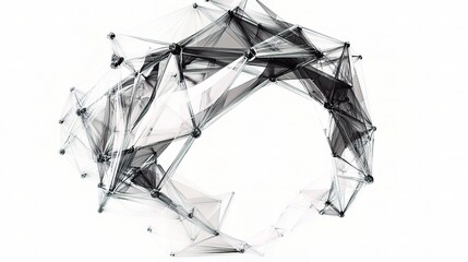 Poster - Abstract Technology Structure Representing Global Connectivity Concept