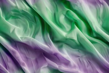 Abstract Green and Purple Fabric Texture. Seamless Pattern.