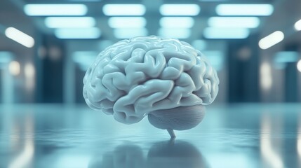Poster - Realistic Human Brain Model on Smooth Surface in Modern Environment