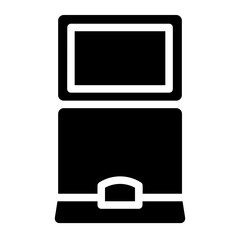 Poster - Business Computer Laptop Glyph Icon