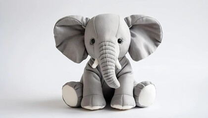 A soft elephant toy for children