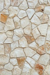 Sticker - Irregular Shaped Stones Form a Textured Wall