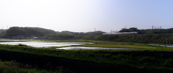 Wall Mural - 静岡県湖西市の風景