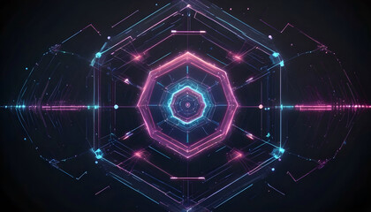 Science Digital Modern Data Network Technology AI Concept