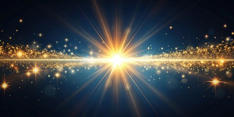 Wall Mural - Abstract light beam with sparkle effect on background, light, beam, sparkle, abstract,background, glowing, shine, bright