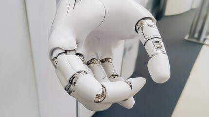 Poster - A robotic arm with a missing joint among functional ones, representing diversity in capability.