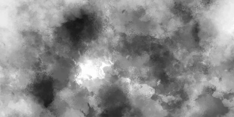 Aufkleber - Abstract Black grey Sky with white cloud , marble texture. Storm background with gray clouds. Isolated white fog & smoky effect. Steam Mist Fog and Dust Particles. Storm with gray smoky clouds
