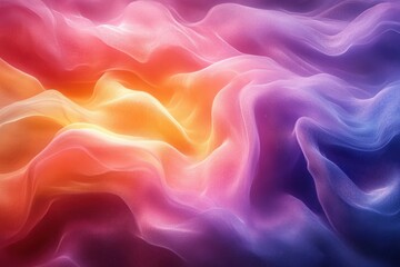 Aufkleber - Iridescent Rainbow Abstract Blur Background with Holographic Texture and Soft Focus Light
