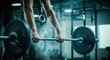 © Alexandr - Athlete lifting a barbell in a gym, showcasing strength and determination