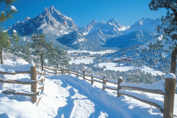 Wall Mural - Colorado In Winter