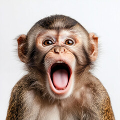 Wall Mural - Funny Monkey Isolated