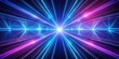 © lapeepon - Blue and purple laser light tunnel background with alpha matte, laser, light, tunnel, background, blue, purple, abstract