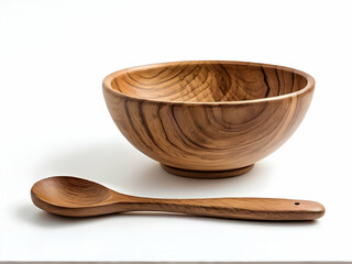 Wall Mural - wooden bowl and spoon