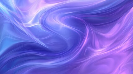 Poster - abstract waves of blue and purple colors creating a sense of movement and depth symbolizing progress