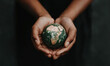 © VGX Ultra - Hands Gently Cradling the Earth: A Powerful Symbol of Environmental Responsibility and Global Stewardship for a Sustainable Future