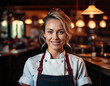 © Randy - woman in a restaurant, business owner