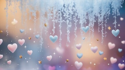 Wall Mural - abstract christmas background ai generative