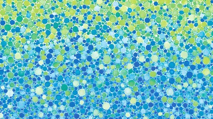 Poster - Vibrant colorful bubble patterns abstract art digital design studio close-up visual appeal