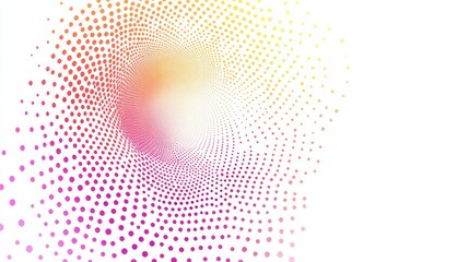 Poster - Abstract Colorful Dotted Swirl Design Background