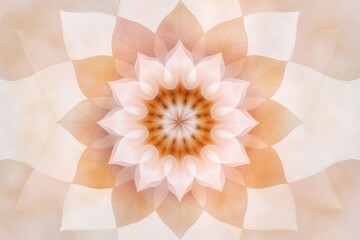 Poster - A flower with a brown center and white petals. The flower is surrounded by a white background
